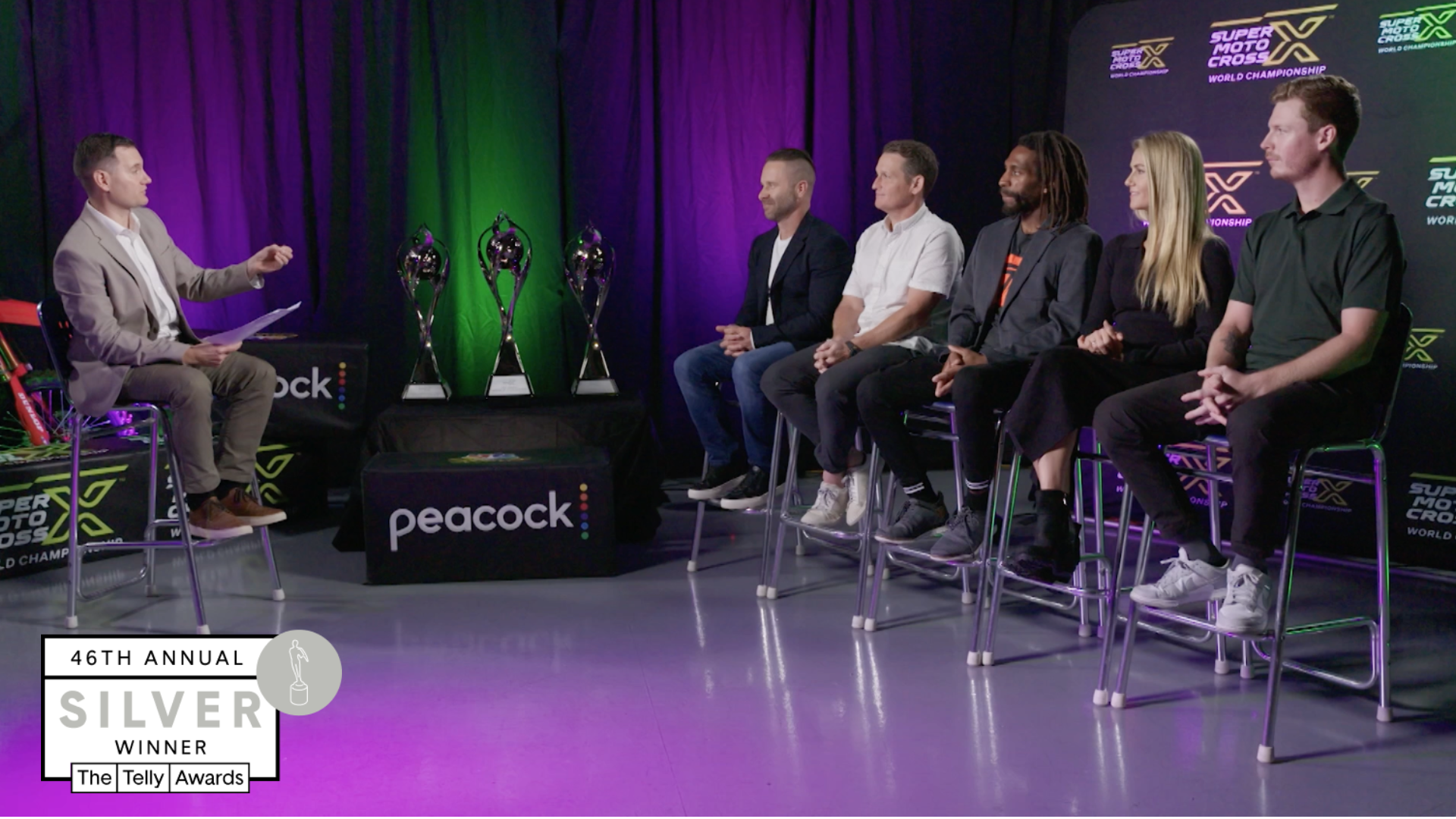 Click to re-watch the 2025 SMX World Championship Season Preview Show submission that took home Silver in the General Television Sports Category.
