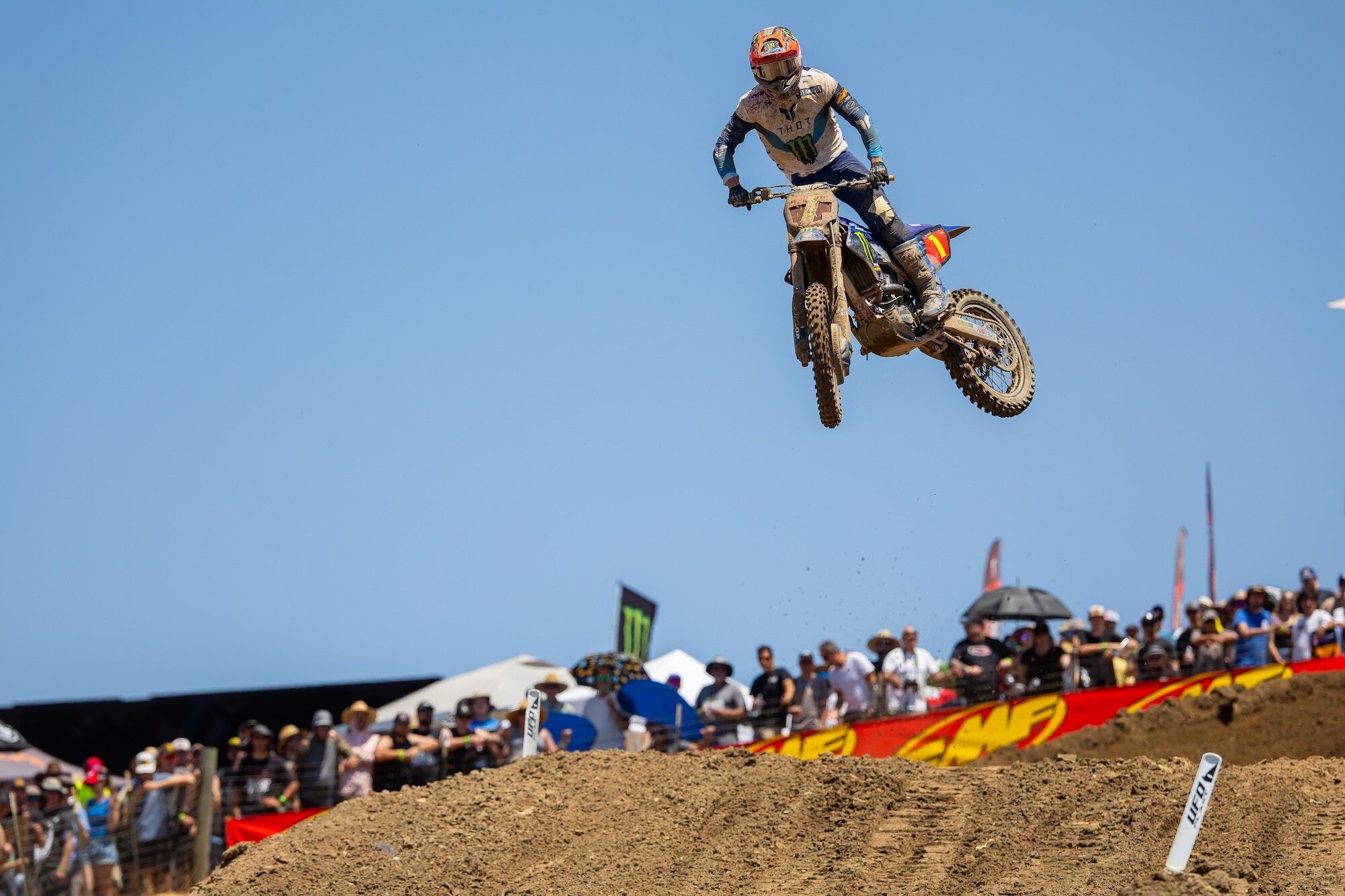 Monster Energy Yamaha Star Racing's Haiden Deegan is unbeaten thus far in his 250 Class title defense and will look to claim a second straight Thunder Valley victory.