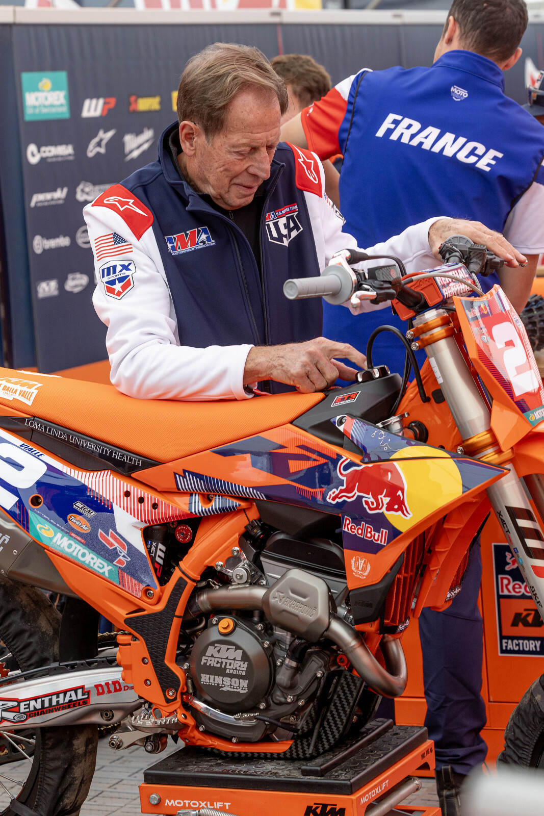 De Coster at last year's Motocross of Nations from Matterley Basin in the United Kingdom.