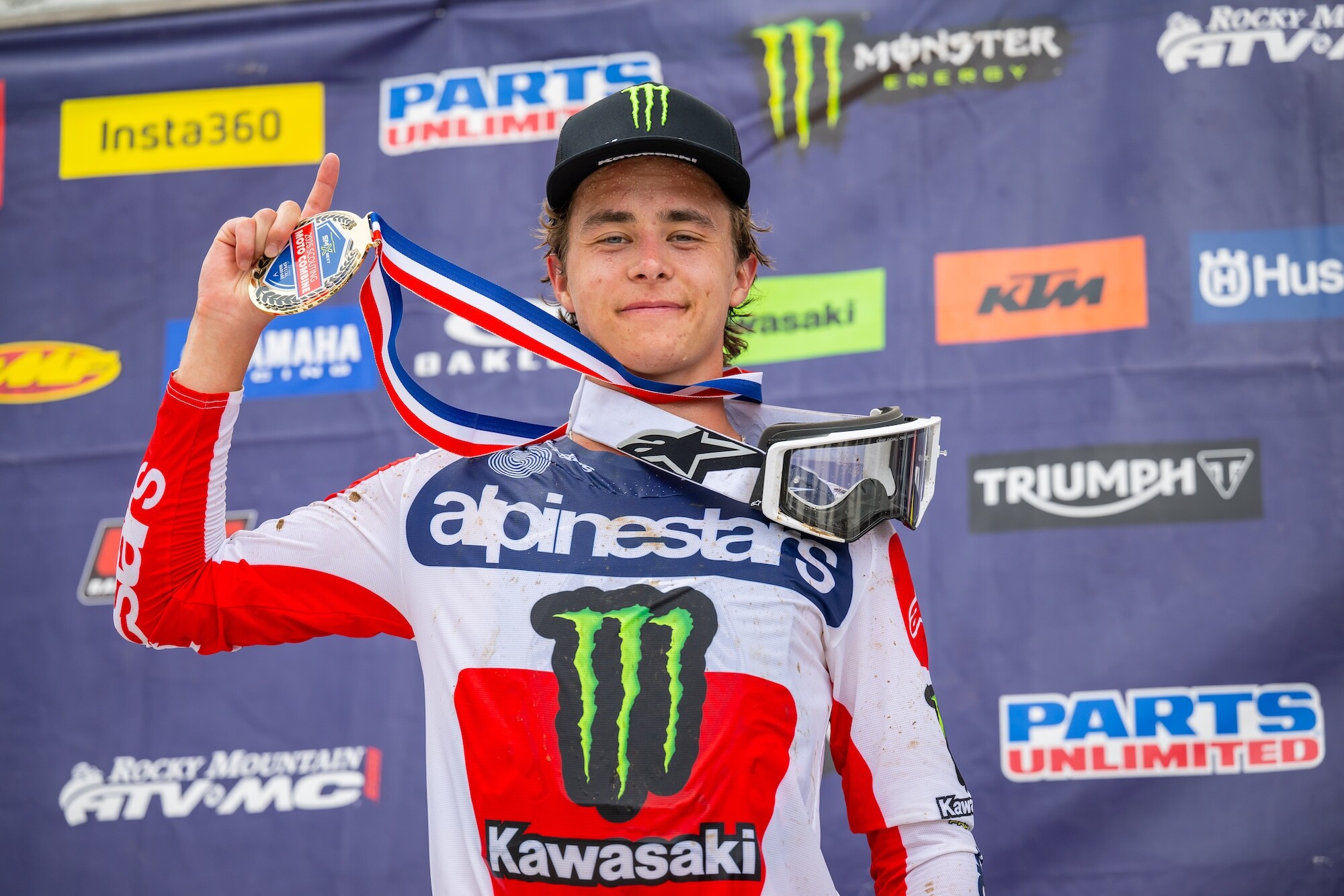 Monster Energy Kawasaki Team Green's Landen Gordon took a shock victory at the RedBud Combine that even he wasn't aware of until he stepped onto the podium.