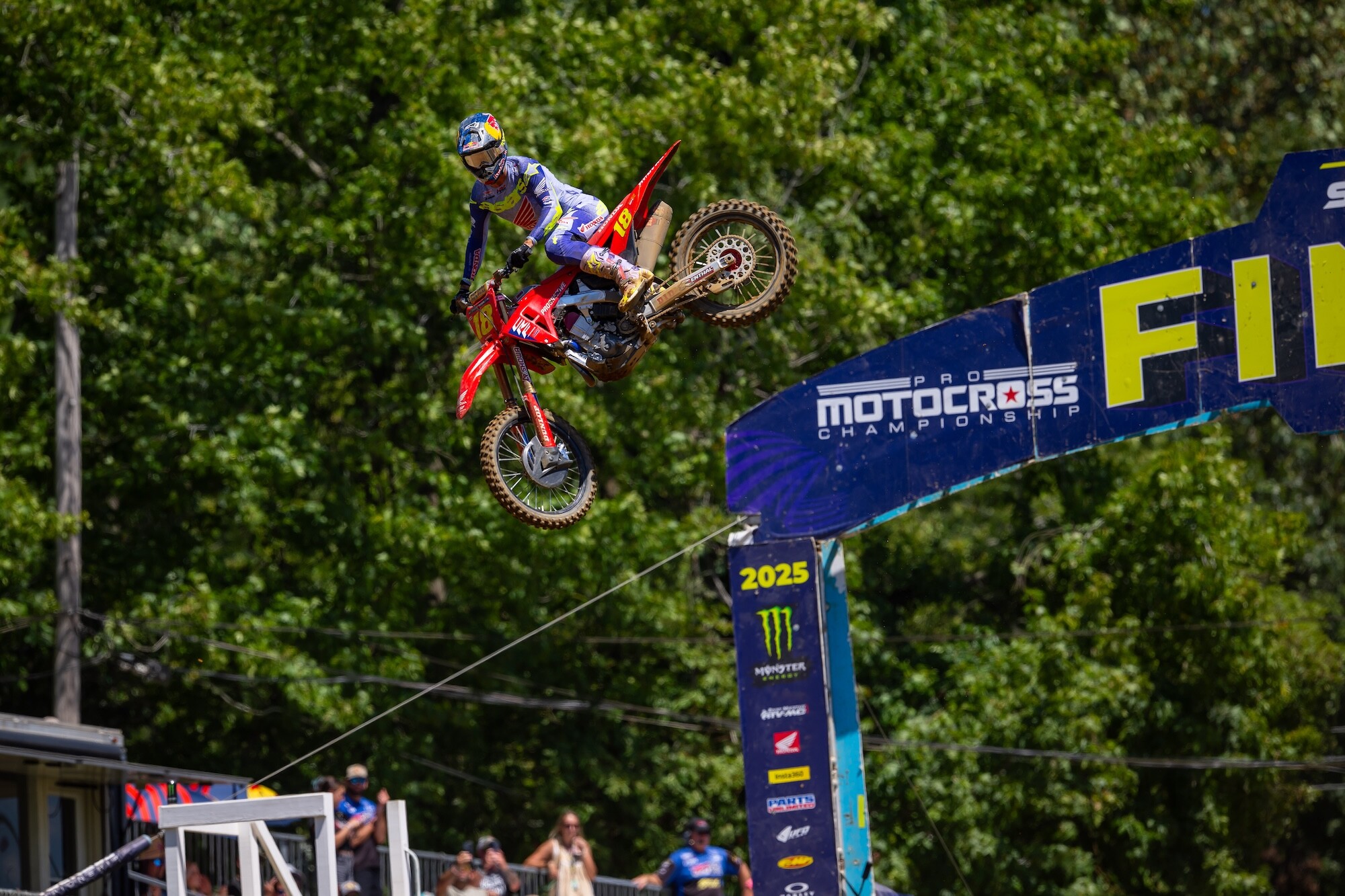 Jett Lawrence wrapped up his championship-winning season with a ninth victory.