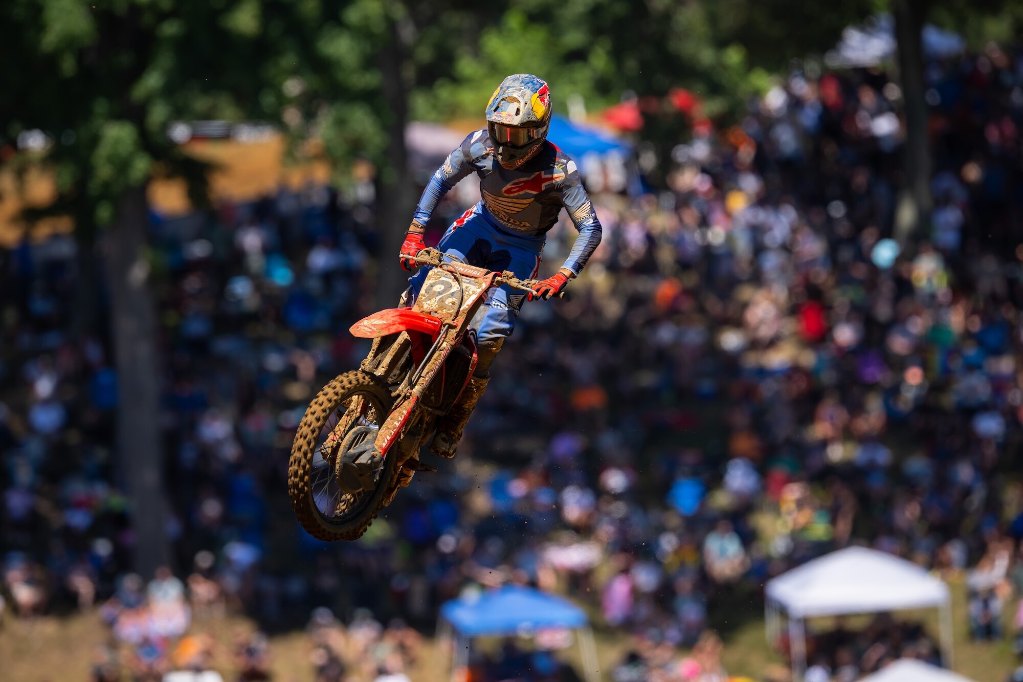 Hunter Lawrence ended the summer with a moto win and his sixth runner-up finish.