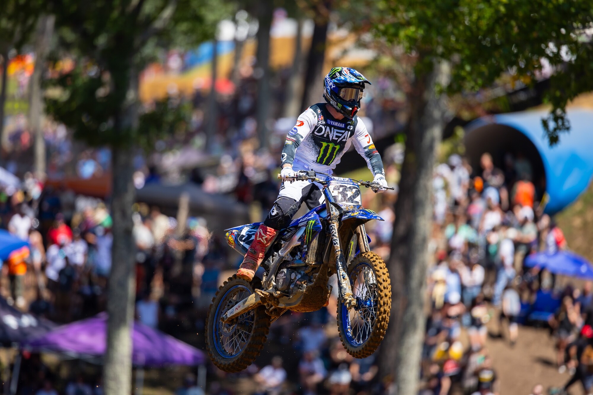 Justin Cooper solidified his top seed for the SMX Playoffs with a podium result.