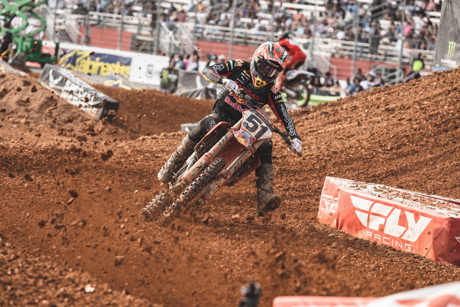 Justin Barcia is on the mend from a broken collarbone and broken ribs suffered in a crash during the Nashville Supercross.