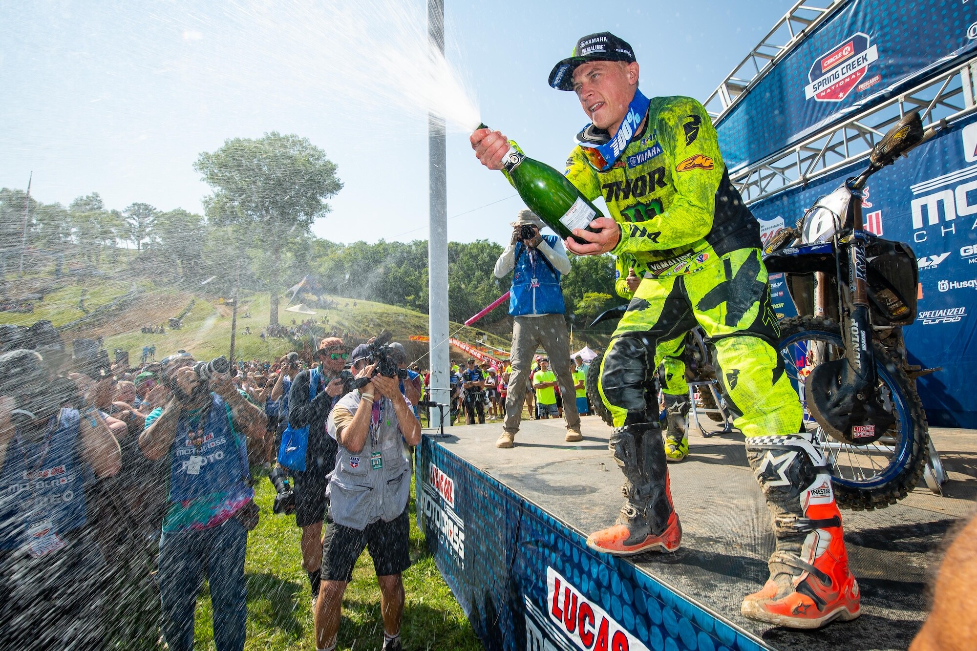Martin's three victories at Spring Creek are tied for most he's earned at any venue in the Pro Motocross Championship.