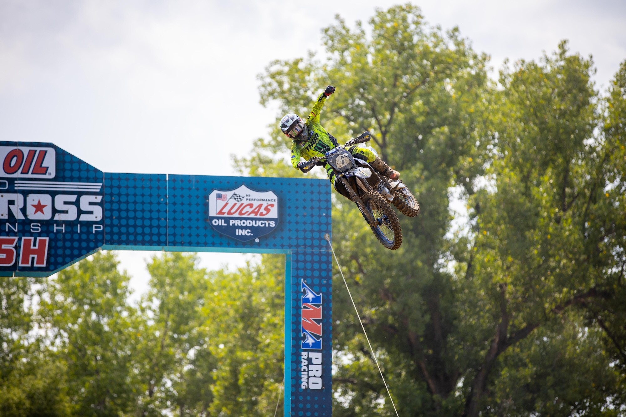 Martin's last win at the Spring Creek National came during the 2021 season, riding for Monster Energy Yamaha Star Racing.