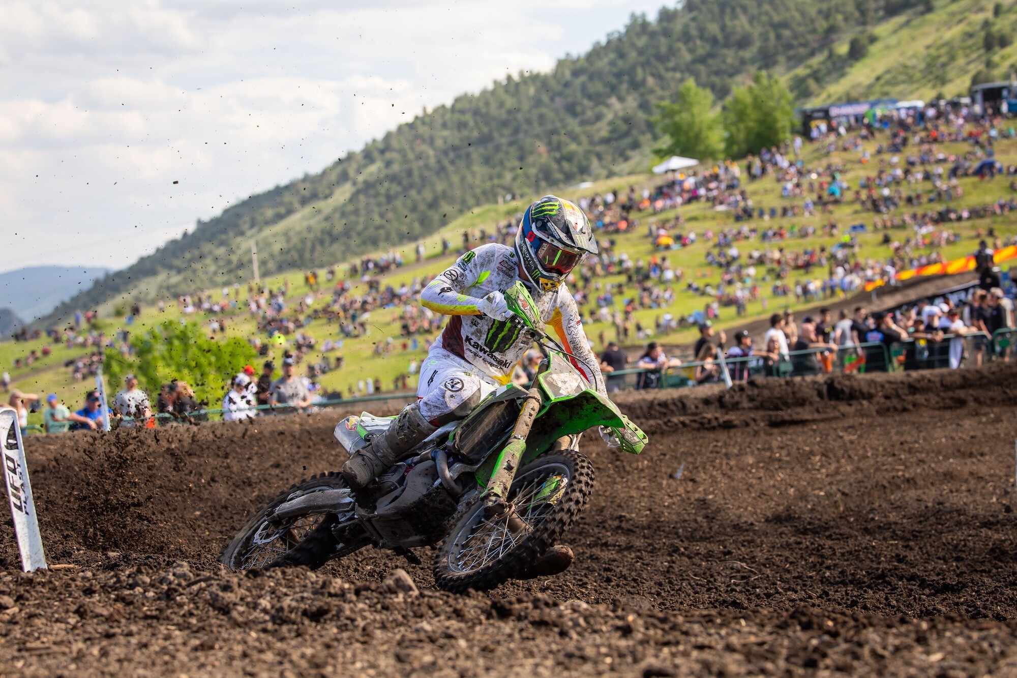 Levi Kitchen worked his way through a lot of riders in order to secure his second straight third-place finish.